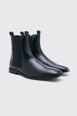 Eckige Chelsea-Stiefel
