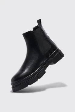 Chelsea-Stiefel Mit Dicker Sohle -Nerf Verkäufe bmm40160 black xl 3