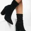 Spitze Socken-Stiefel Mit Blockabsatz 1 Spitze Socken-Stiefel Mit Blockabsatz -Nerf Verkäufe dzz03148 black xl