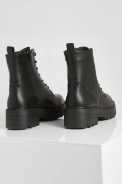 Klobige Geschnürte Stiefel 9 Klobige Geschnürte Stiefel -Nerf Verkäufe fzz18723 black xl 3