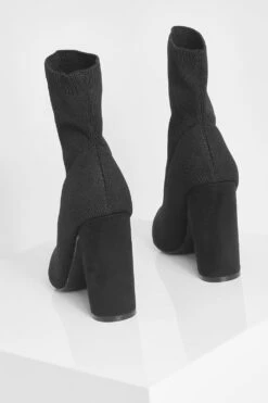 Socken-Stiefel Mit Blockabsatz -Nerf Verkäufe fzz23479 black xl 3