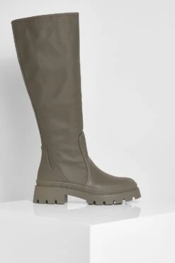 Overknee-Stiefel Aus Gummi -Nerf Verkäufe fzz30057 khaki xl 2