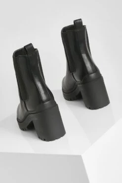 Chelsea-Stiefel Mit Blockabsatz -Nerf Verkäufe fzz31676 black xl 3