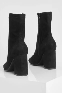 Breite Passform Eckige Stiefel Mit Blockabsatz 9 Breite Passform Eckige Stiefel Mit Blockabsatz -Nerf Verkäufe fzz32148 black xl 3