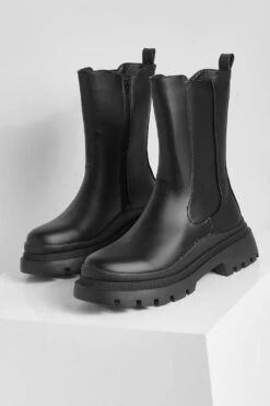Chelsea-Stiefel Mit Klobiger Sohle -Nerf Verkäufe fzz33152 black xl 2