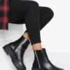 Breite Passform PU Chelsea-Stiefel Mit Reißverschluss -Nerf Verkäufe fzz34227 black xl