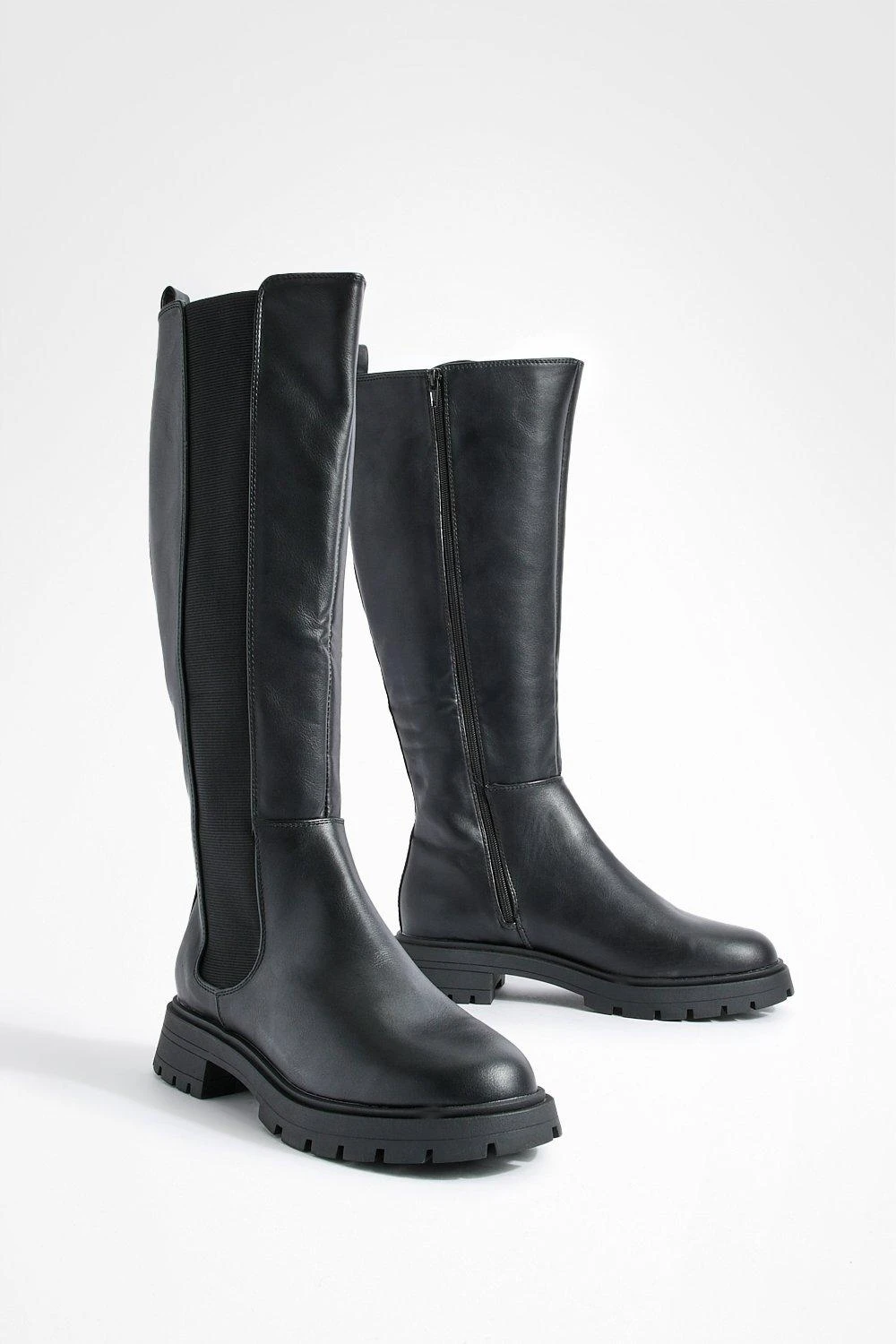 Kniehohe Chelsea-Stiefel 4 Kniehohe Chelsea-Stiefel – Bild 2