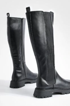 Kniehohe Chelsea-Stiefel 9 Kniehohe Chelsea-Stiefel -Nerf Verkäufe fzz34389 black xl 3