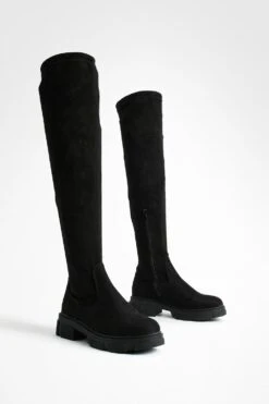 Stretch Overknee-Stiefel