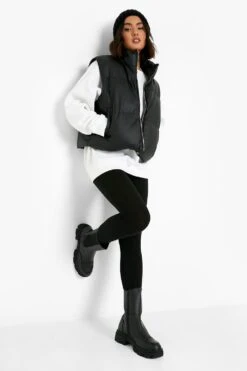 Klobige Chelsea-Stiefel Mit Naht-Detail 7 Klobige Chelsea-Stiefel Mit Naht-Detail -Nerf Verkäufe fzz37368 black xl 1