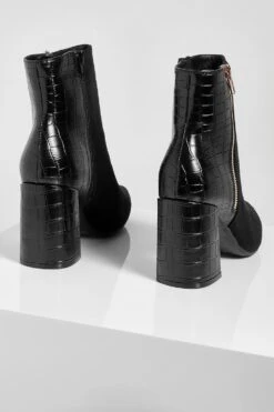 Stiefel Mit Blockabsatz Und Seitlichem Reißverschluss 9 Stiefel Mit Blockabsatz Und Seitlichem Reißverschluss -Nerf Verkäufe fzz55113 black xl 3