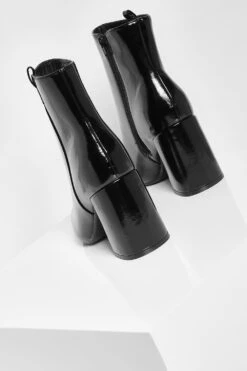 Blockabsatz Spitze Stiefel Mit Blockabsatz -Nerf Verkäufe fzz55493 black xl 3