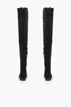 Flache Stiefel -Nerf Verkäufe fzz72696 black xl 3