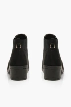 Chelsea-Stiefel Mit Tiefem Blockabsatz -Nerf Verkäufe fzz75282 black xl 3