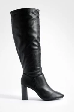 Kniehohe Stiefel Mit Blockabsatz -Nerf Verkäufe fzz88199 black xl 1