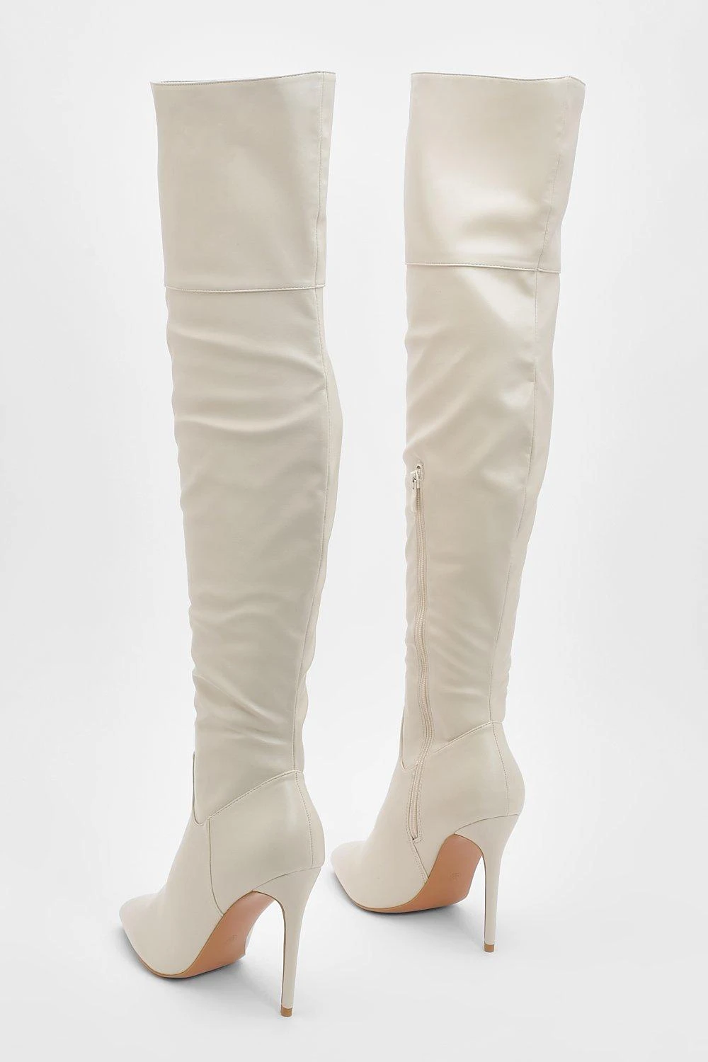 Spitze Overknee Stiletto-Stiefel Mit Absatz 6 Spitze Overknee Stiletto-Stiefel Mit Absatz – Bild 4