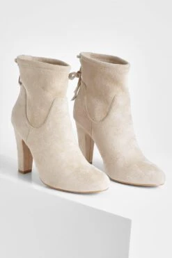 Breite Passform Stiefel Mit Blockabsatz -Nerf Verkäufe gzz08432 stone xl 2