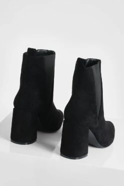 Breite Passform Spitze Stiefel Mit Elastischem Detail -Nerf Verkäufe gzz08436 black xl 3