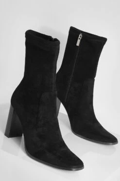Eckige Socken-Stiefel Mit Absatz -Nerf Verkäufe gzz09908 black xl 2