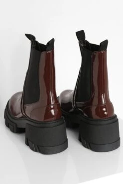 Klobige Chelsea-Stiefel Mit Absatz 9 Klobige Chelsea-Stiefel Mit Absatz -Nerf Verkäufe gzz12061 chocolate xl 3