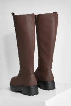 Overknee-Stiefel Aus Gummi -Nerf Verkäufe gzz12897 chocolate xl 3