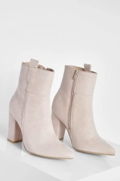 Stiefel Mit Blockabsatz Und Lasche -Nerf Verkäufe gzz13666 nude xl 2
