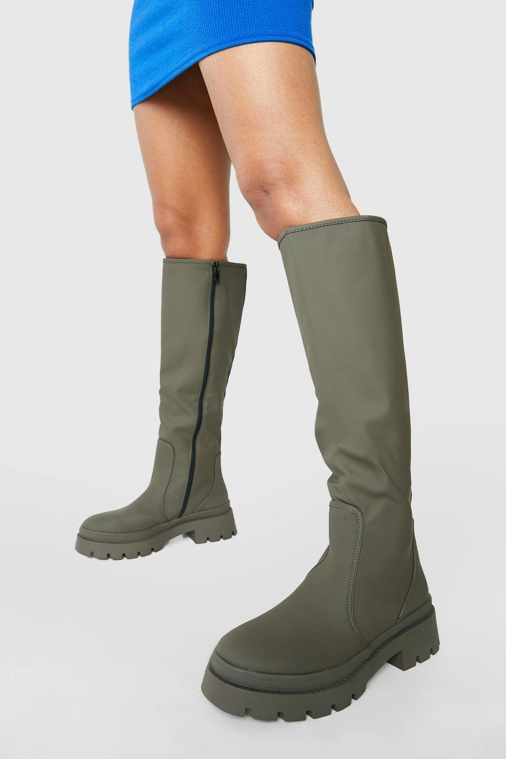 Breite Passform Kniehen Stiefel 4 Breite Passform Kniehen Stiefel – Bild 2