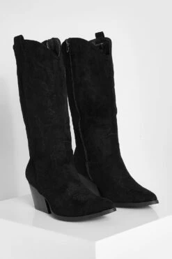 Kniehohe Western-Stiefel -Nerf Verkäufe gzz13882 black xl 2