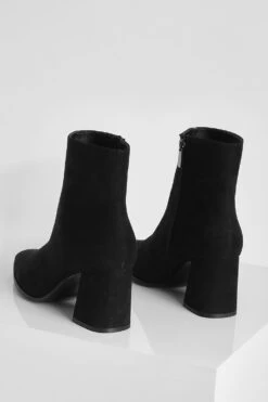 Breite Passform Socken-Stiefel Mit Blockabsatz -Nerf Verkäufe gzz15130 black xl 3
