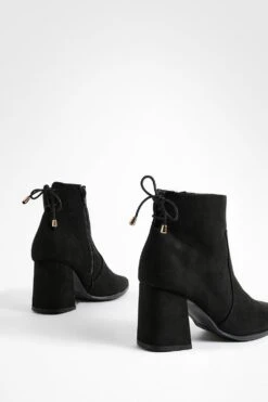 Breite Passform Socken-Stiefel Mit Schnür-Detail Und Blockabsatz -Nerf Verkäufe gzz15132 black xl 2