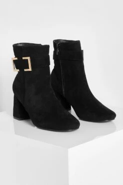 Stiefel Mit Blockabsatz Und Detail -Nerf Verkäufe gzz15326 black xl 2