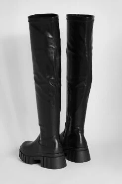 Overknee Stiefel Mit Klobiger Sohle -Nerf Verkäufe gzz20685 black xl 3