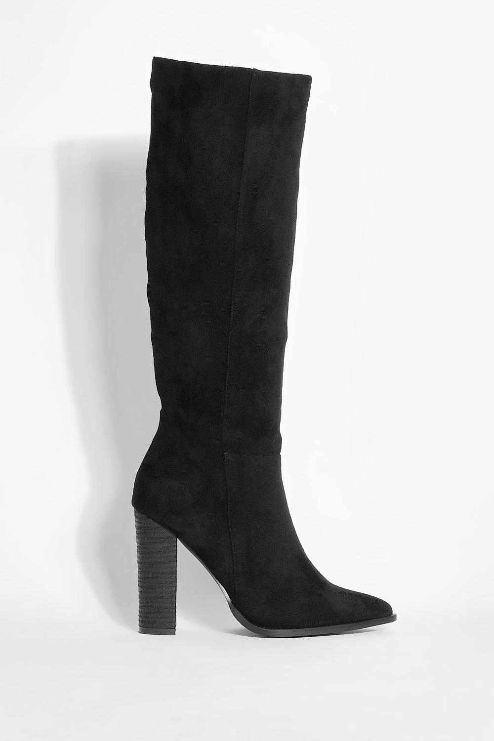 Kniehohe Stiefel Mit Absatz 4 Kniehohe Stiefel Mit Absatz – Bild 2