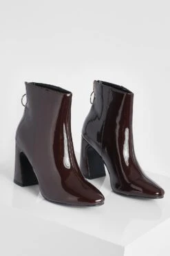 Breite Passform Stiefel Mit Ring-Detail -Nerf Verkäufe gzz26484 chocolate xl 2