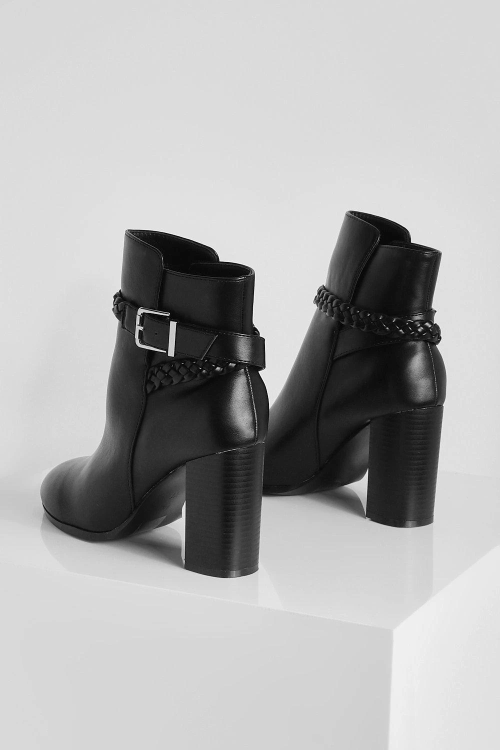 Breite Passform Stiefel Mit Seitlicher Schnalle 6 Breite Passform Stiefel Mit Seitlicher Schnalle – Bild 4