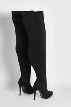 Weite Overknee Stiletto-Stiefel -Nerf Verkäufe gzz28048 black xl 3