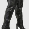 Weite Overknee Stiletto-Stiefel
