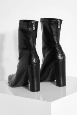 Spitze Socken-Stiefel Mit Metall-Detail 9 Spitze Socken-Stiefel Mit Metall-Detail -Nerf Verkäufe gzz34494 black xl 3