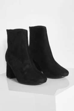 Breite Passform Eckige Socken-Stiefel Mit Fransen-Detail 8 Breite Passform Eckige Socken-Stiefel Mit Fransen-Detail -Nerf Verkäufe gzz34749 black xl 2