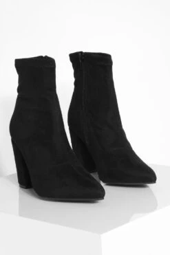 Stretch Socken-Stiefel Mit Blockabsatz -Nerf Verkäufe gzz35878 black xl 2