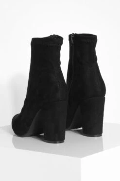 Stretch Socken-Stiefel Mit Blockabsatz -Nerf Verkäufe gzz35878 black xl 3