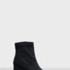 Neopren Stretch Socken-Stiefel Mit Blockabsatz -Nerf Verkäufe gzz35879 black xl