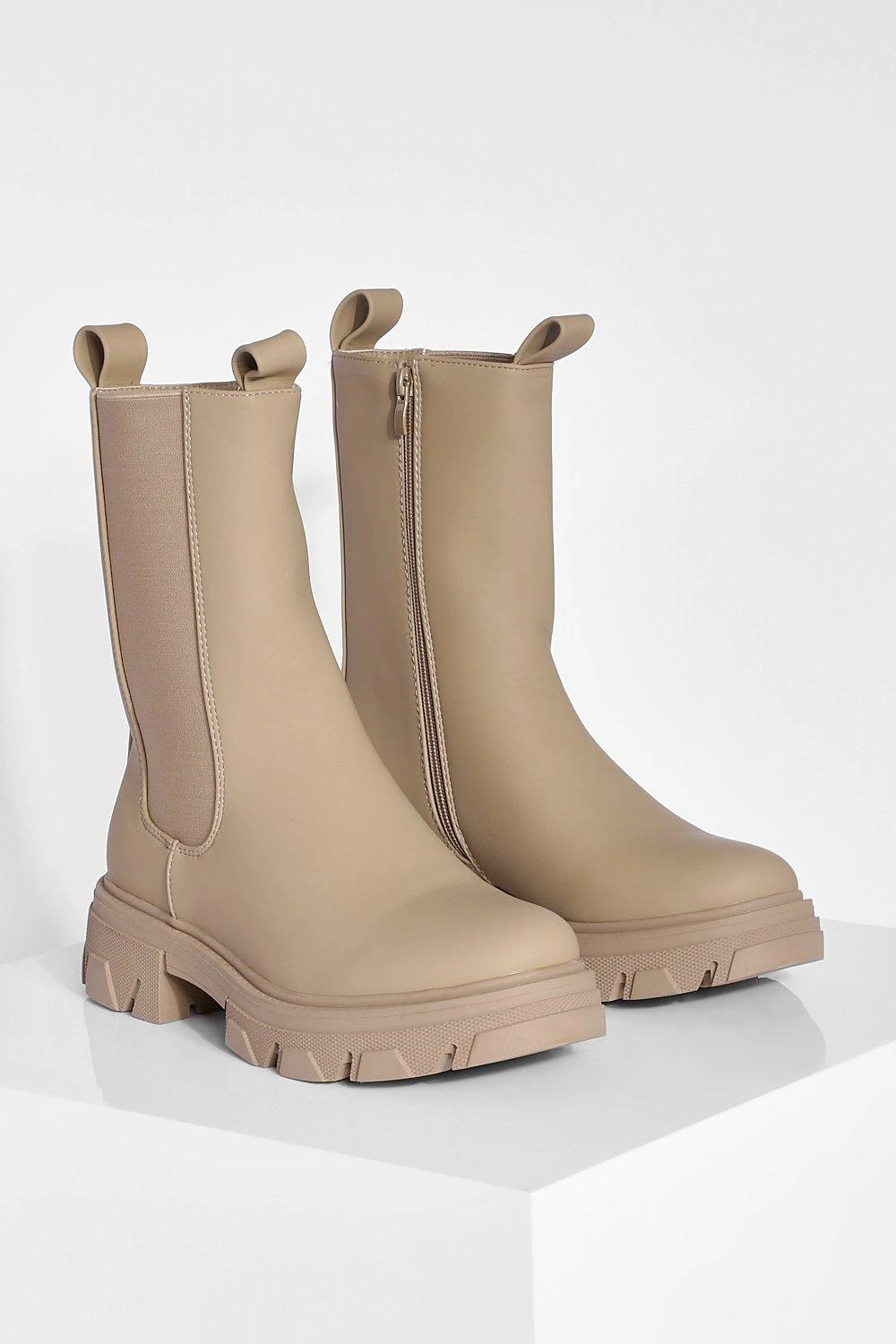 Chelsea-Stiefel Mit Gummi-Detail 5 Chelsea-Stiefel Mit Gummi-Detail – Bild 3