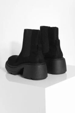 Klobige Chelsea-Stiefel Mit Blockabsatz 9 Klobige Chelsea-Stiefel Mit Blockabsatz -Nerf Verkäufe gzz37135 black xl 3