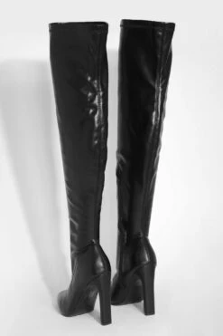 Spitze PU Overknee-Stiefel -Nerf Verkäufe gzz37229 black xl 3