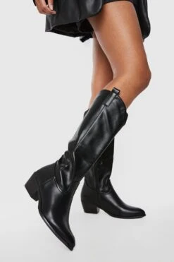 Kniehohe Cowboy Western-Stiefel