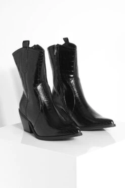 Western Cowboy-Stiefel Mit Lasche -Nerf Verkäufe gzz39171 black xl 2