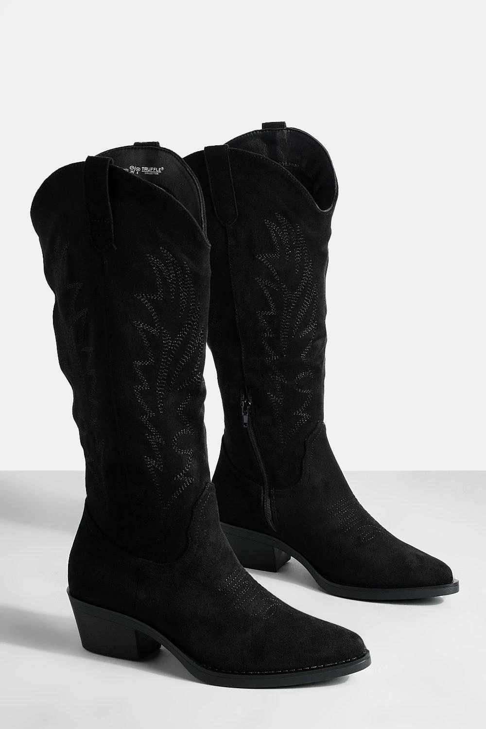 Western Cowboy-Stiefel Mit Laschen-Detail 4 Western Cowboy-Stiefel Mit Laschen-Detail – Bild 2