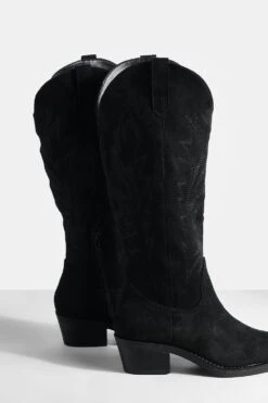 Western Cowboy-Stiefel Mit Laschen-Detail 8 Western Cowboy-Stiefel Mit Laschen-Detail -Nerf Verkäufe gzz39810 black xl 2