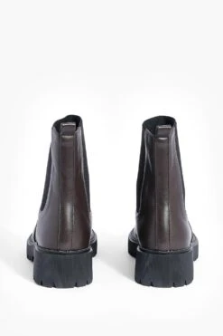 Klobige Chelsea-Stiefel Mit Geteilter Sohle -Nerf Verkäufe gzz40405 chocolate xl 3